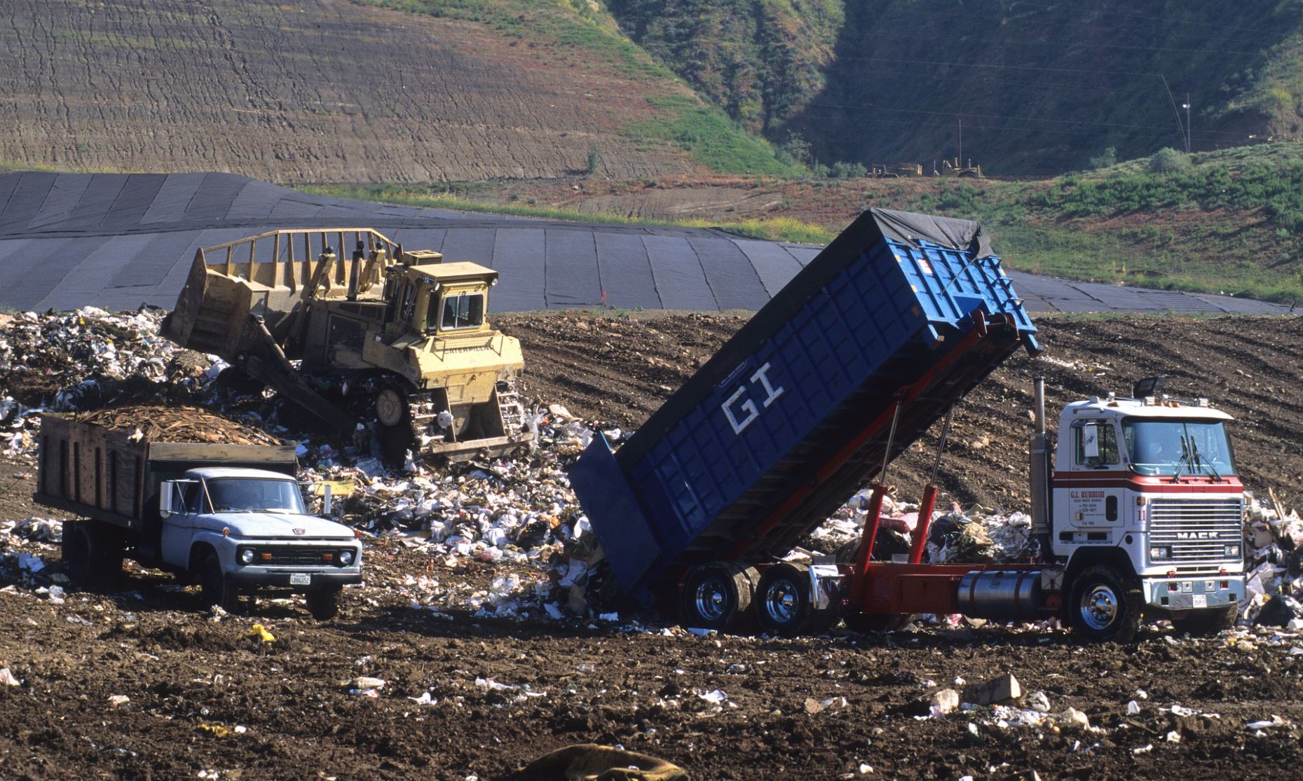Garbage trucks